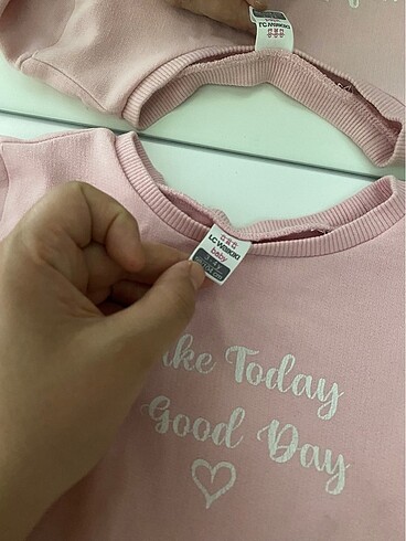 3 adet Kız çocuk uzun kollu sweatshirt - Görsel 5