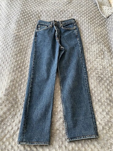 34 Beden mavi Renk Mango Mom Jean