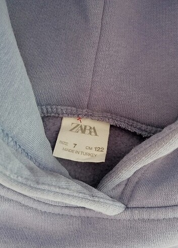 6 Yaş Beden mor Renk Zara kapüşonlü sweatshirt