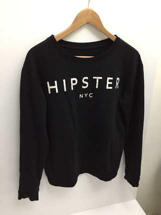 Yazılı sweatshirt