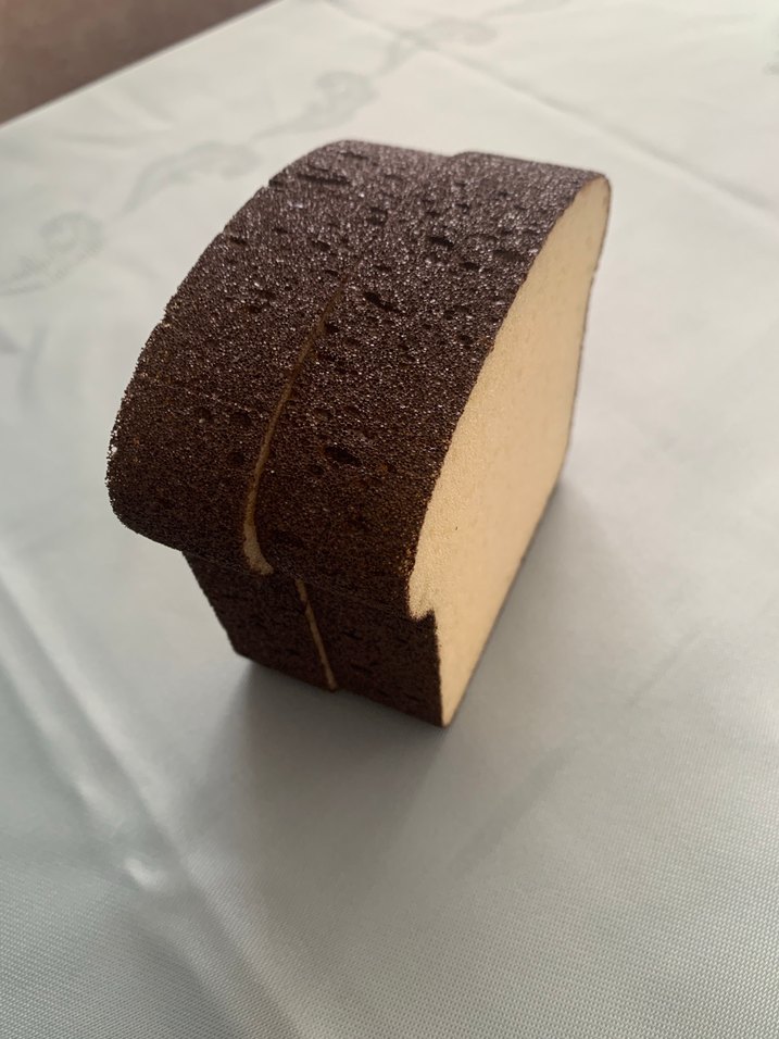 Bej Parlak mutfak süngeri kek dilimi - Görsel 2