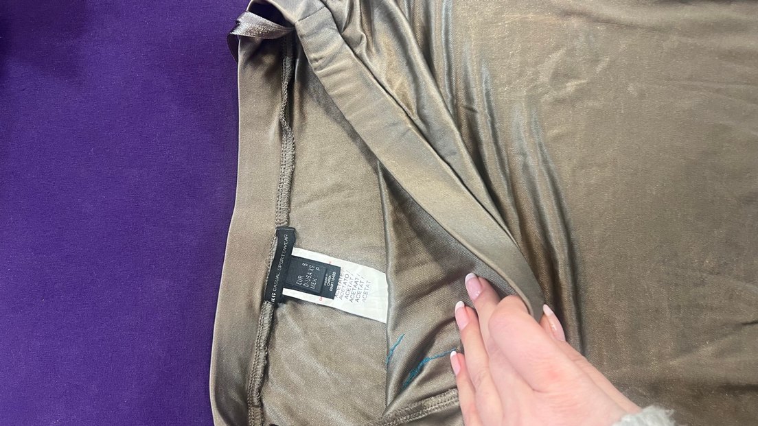 Strapless blüz vizon rengi - Görsel 2