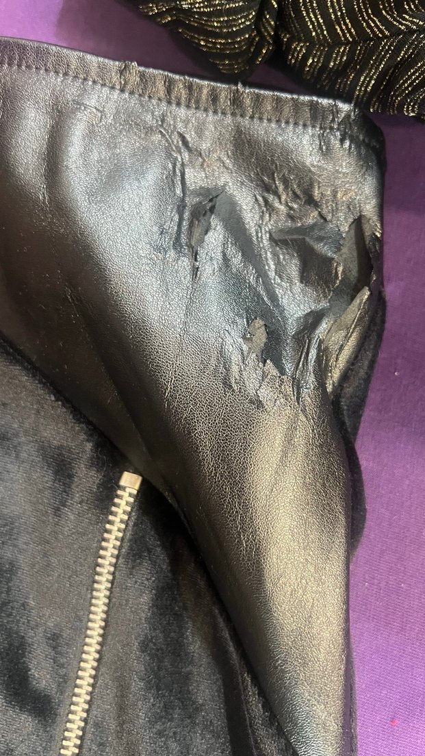 Bebe plus iki yandan yırtmaçlı kadife uzun etek - Görsel 2