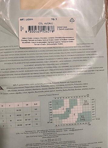 Calzedonia Calzedonia külotlu çorap 2 adet