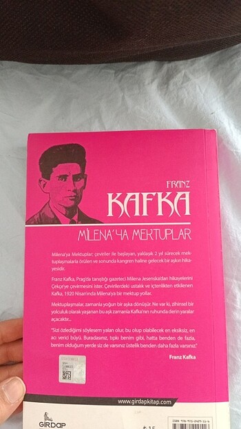 Beden Fransız Kafka Milena'ya Mektuplar