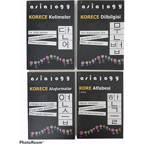 Asialogy Korece set 0 tertemiz yeni ürün