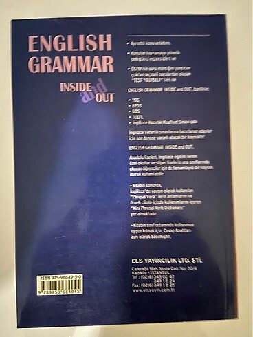 ELS Grammar inside and out cevap anahtarı ile birlikte
