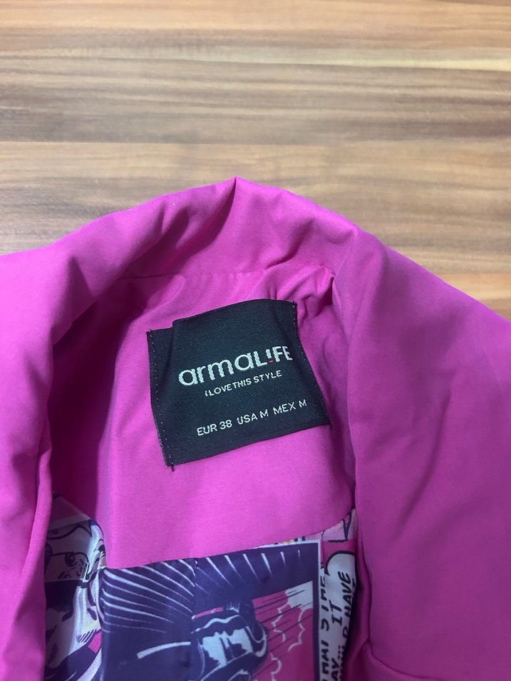 Uzun Pembe Kuşaklı Kadın Trençkot - Görsel 4