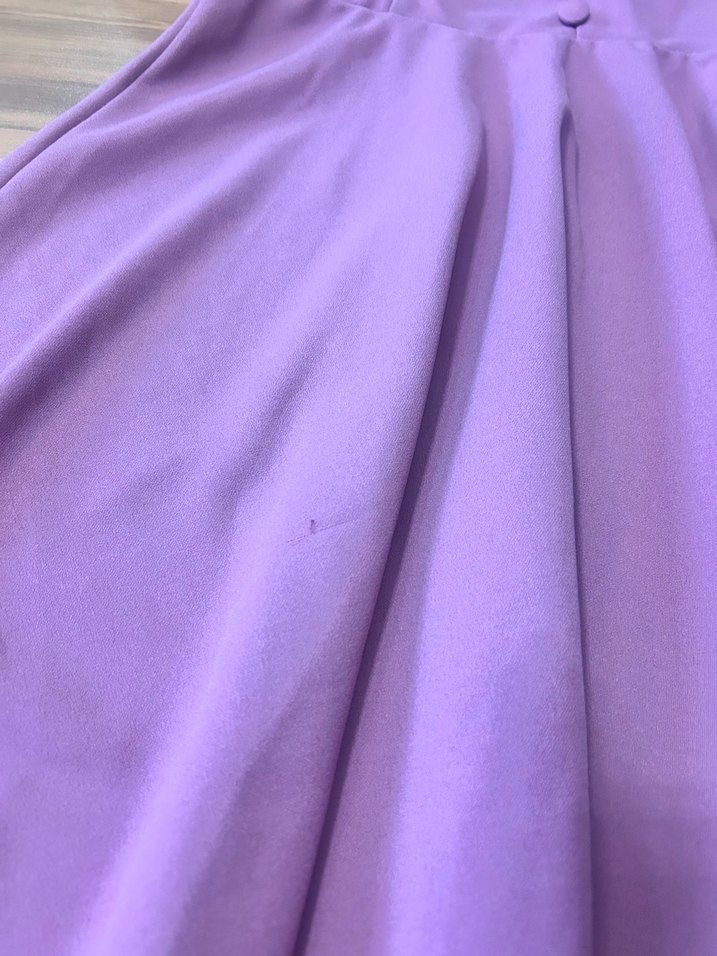 Gül kurusu askılı Kadın Elbise - Görsel 4