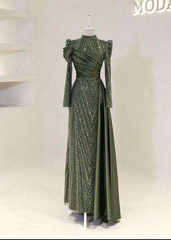 taşlı tesettür abiye - Görsel 2