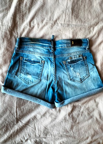 y2k Vintage jean şort - Görsel 2