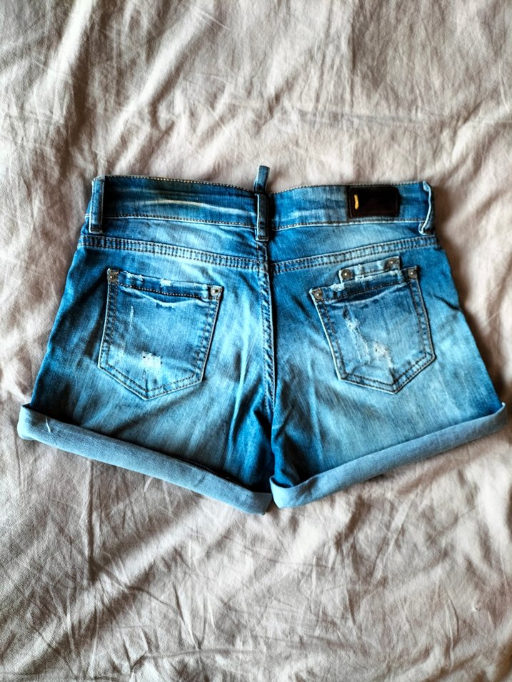 y2k Vintage jean şort - Görsel 2