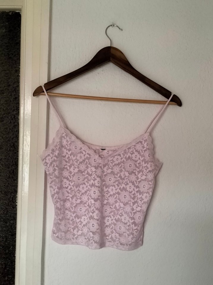 Fairycore Pinterest y2k dantel crop - Görsel 2