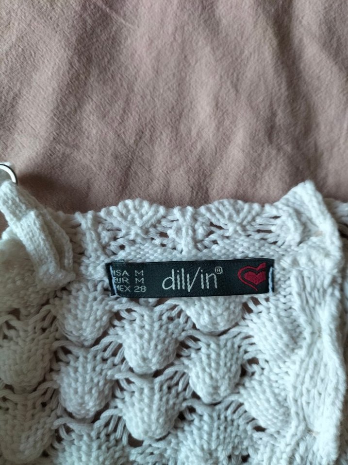 Hippi Örgü Bohem Mini y2k Crop Top - Görsel 3