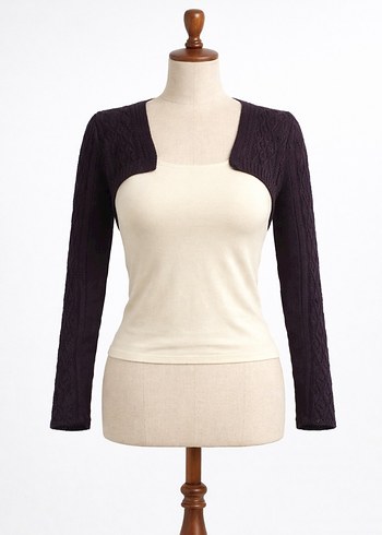 Fairycore Coquette Pinterest mini bolero - Görsel 2