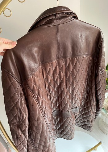 Pierre Cardin Kahverengi Gerçek Deri Erkek Ceket - Görsel 10