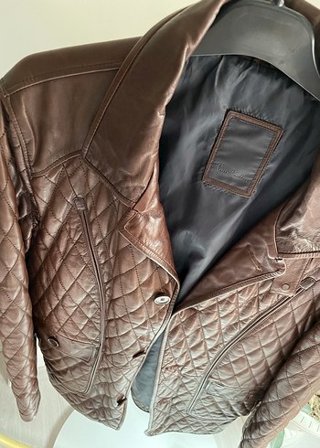 Pierre Cardin Kahverengi Gerçek Deri Erkek Ceket - Görsel 2