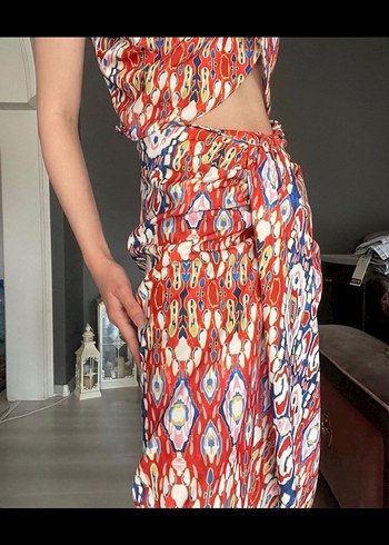 Renkli Drapeli alt üst takım - Görsel 4