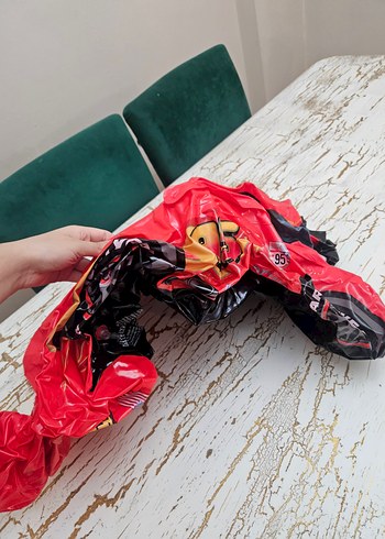 Beden Renk Kırmızı Lisanslı Şişme Oyuncak Araba