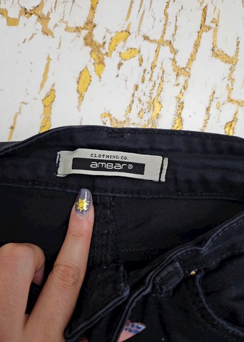 Diğer Siyah Regular Fit Denim Kot Pantolon