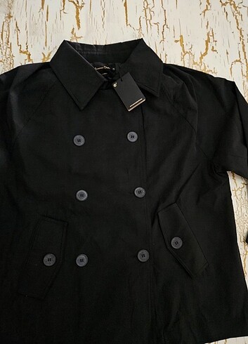 s Beden siyah Renk Massimo dutti trenç