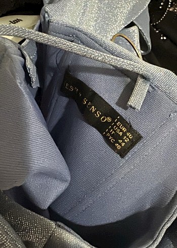 Uzun Gri Drapeli Straplez Abiye Elbise - Görsel 3