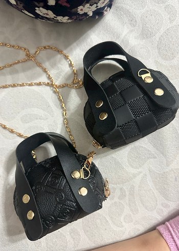 Zincir Detaylı Siyah Deri Biker Kadın Çanta - Görsel 4