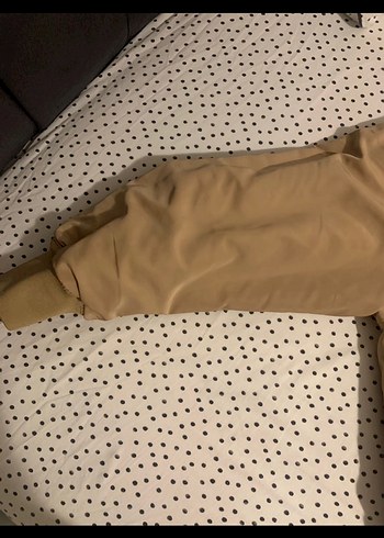 Bej bomber ceket - Görsel 2