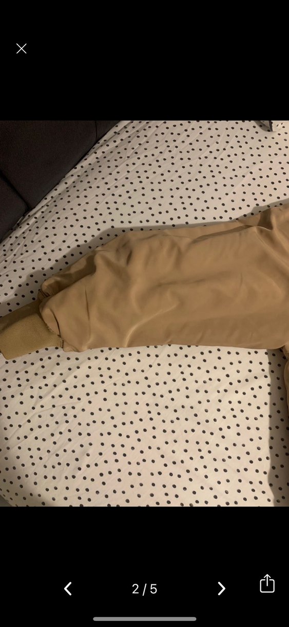 Bej bomber ceket - Görsel 2