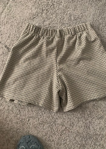 zara kids ekoseli şort etek - Görsel 3