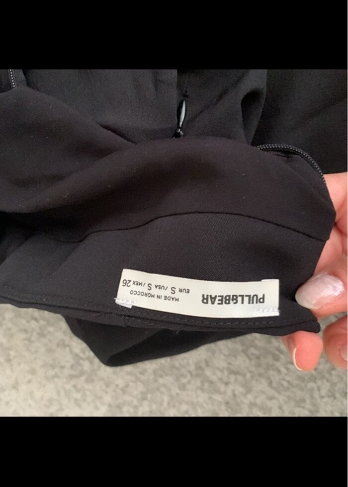 siyah mini elbise - Görsel 4