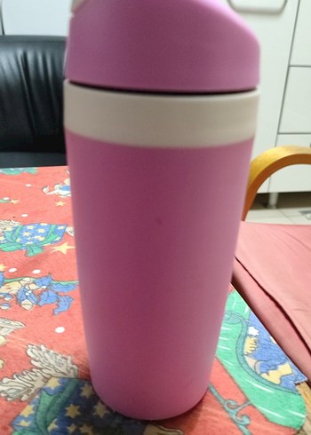 Tupperware pembe Çocuk Termos Şişesi - Görsel 4