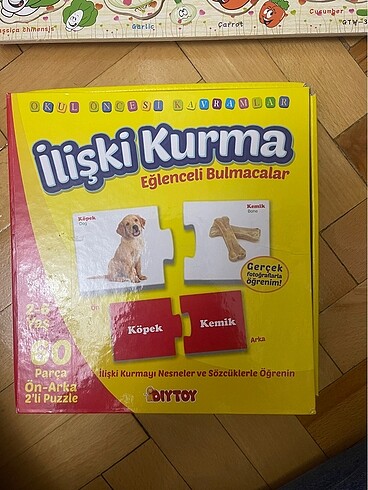 Dıy toy marka eğlenceli bulmacalar