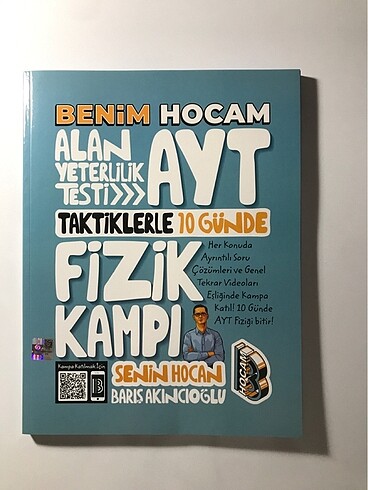 Benim Hocam ayt fizik kamp kitabı