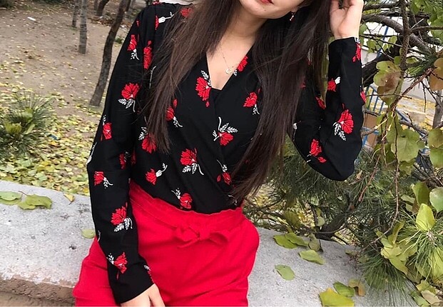 Çıtçıtlı üst bluz