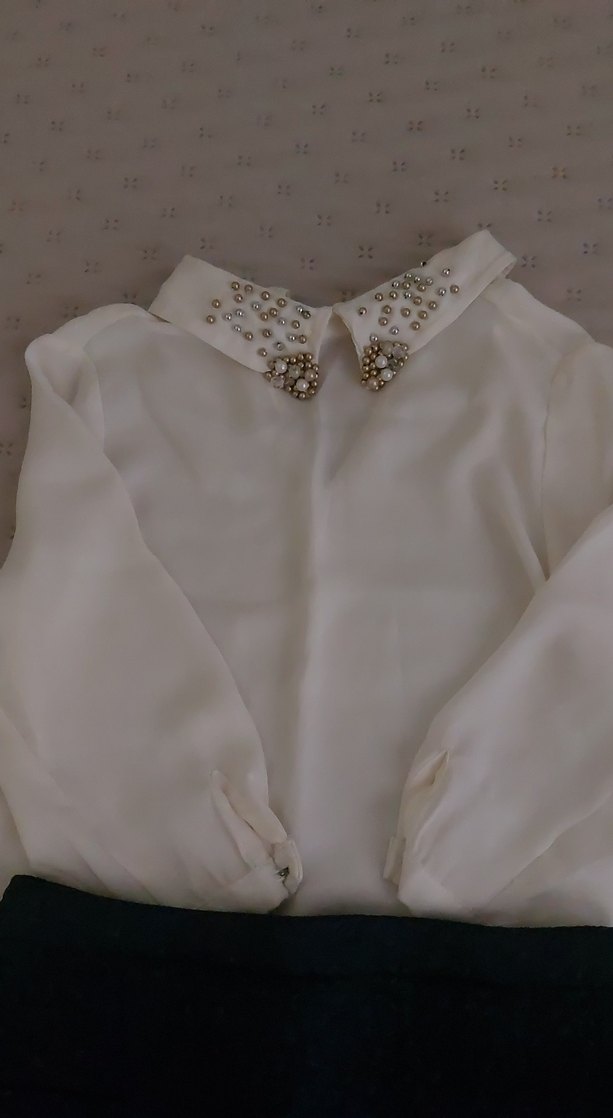 Düğmeli gömlek ve etek - Görsel 2