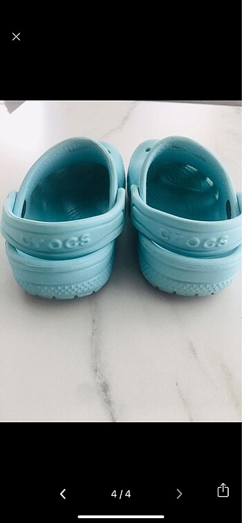 24 Beden mavi Renk Crocs Çocuk Terlik-C7-23/24 numara