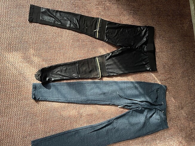Lacıvert Bershka ıkılı tayt