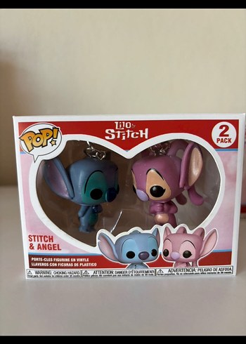 Stitch & Angel Funko Pop Figür Anahtarlık Seti