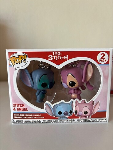 Stitch & Angel Funko Pop Anahtarlık