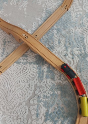 Ikea Renkli Ahşap Oyuncak Tren Seti ıkea marka