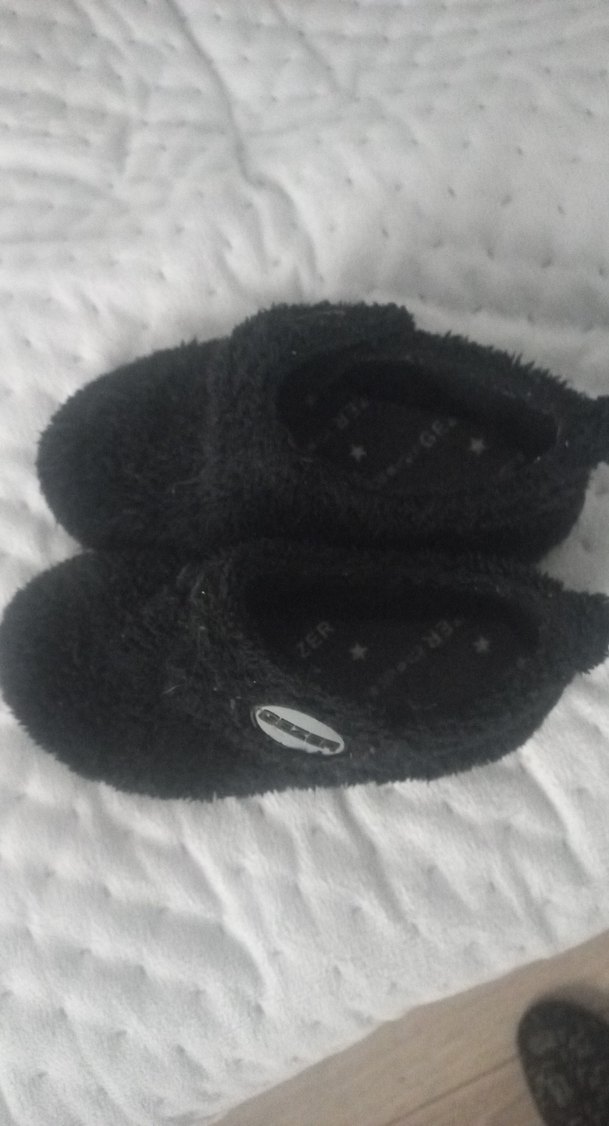 Siyah Kürklü panduf gezer 29 no - Görsel 2