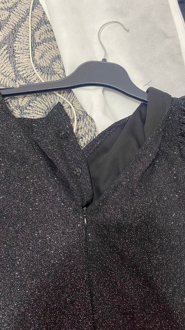 Siyah Uzun Abiye Elbise - Görsel 5