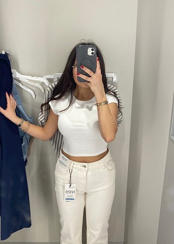 26 Beden lefties krem jean