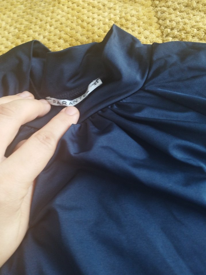 Mavi Yüksek Yakalı içlik - Görsel 3