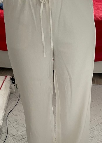 Kadın Beyaz  Pantolon - Görsel 3