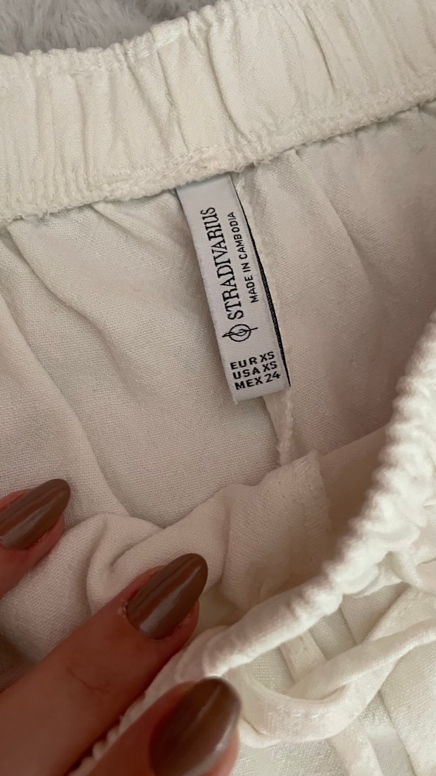 Kadın Beyaz  Pantolon - Görsel 2