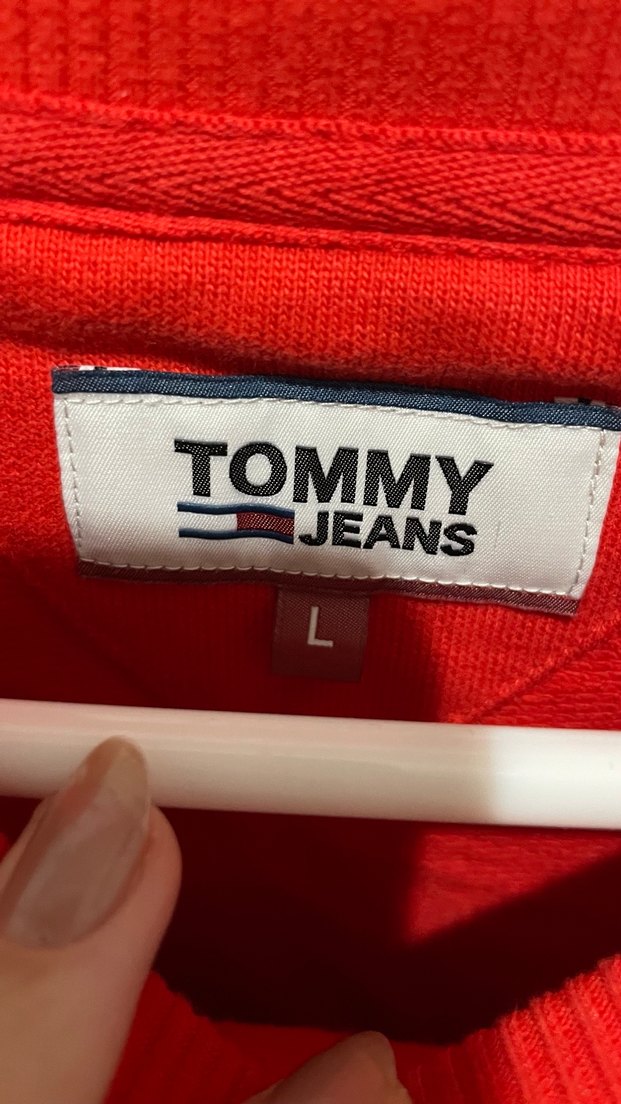 Tommy Jeans Kırmızı Sweatshirt - Görsel 3
