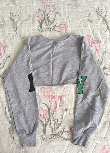 s Beden gri Renk DeFacto marka crop sweatshirt