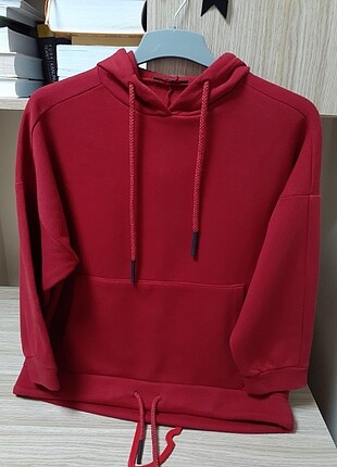 Addax Kadın Kırmızı Sweatshirt
